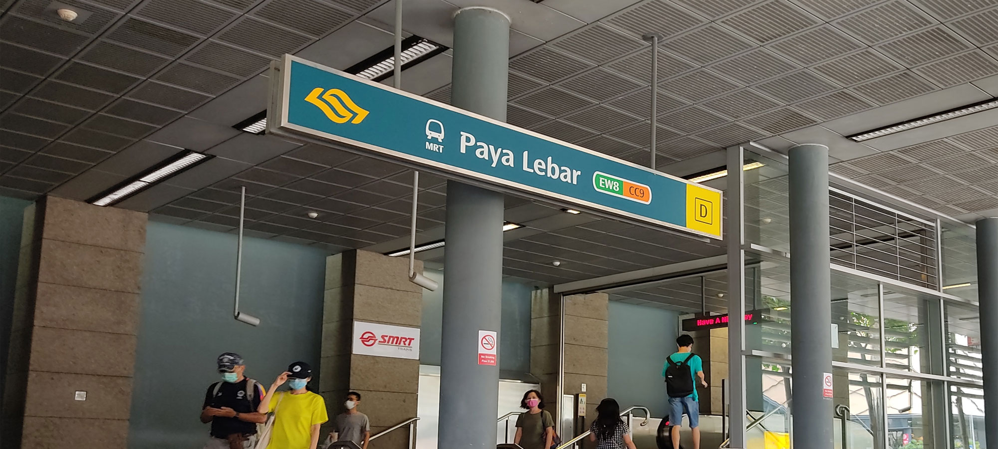 Geylang properties for sale: EW8 Paya Lebar MRT Station is only about 10 minutes walk from Melrose Ville
