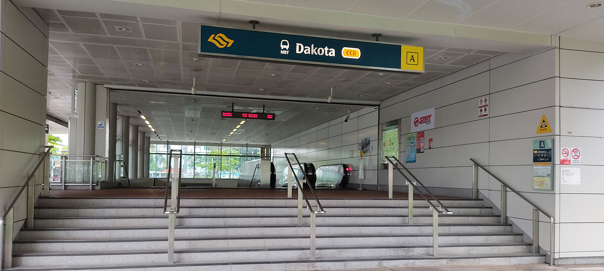 Geylang properties for sale: CC8 Dakota MRT Station is only about 7 minutes walk from Melrose Ville