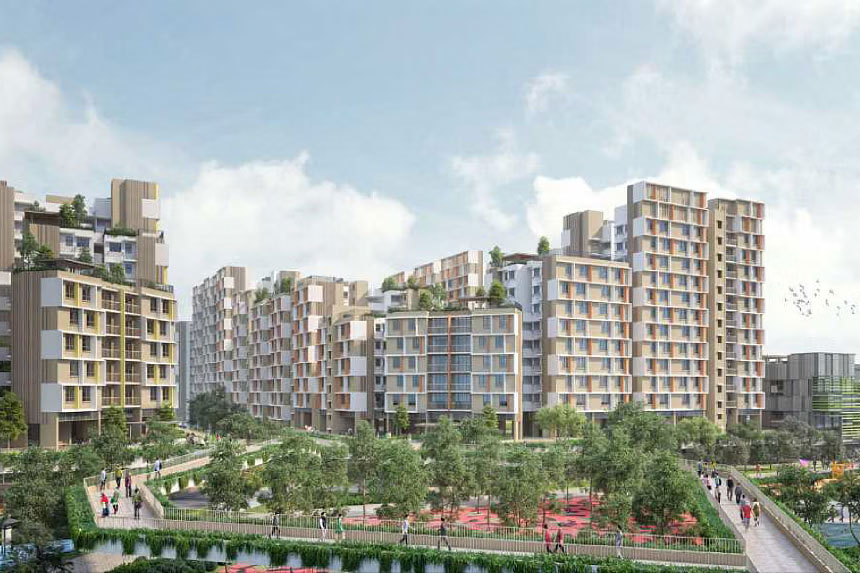 Tengah's First Neighbourhood Centre to Welcome Supermarket and Foodcourt by Mid-2024