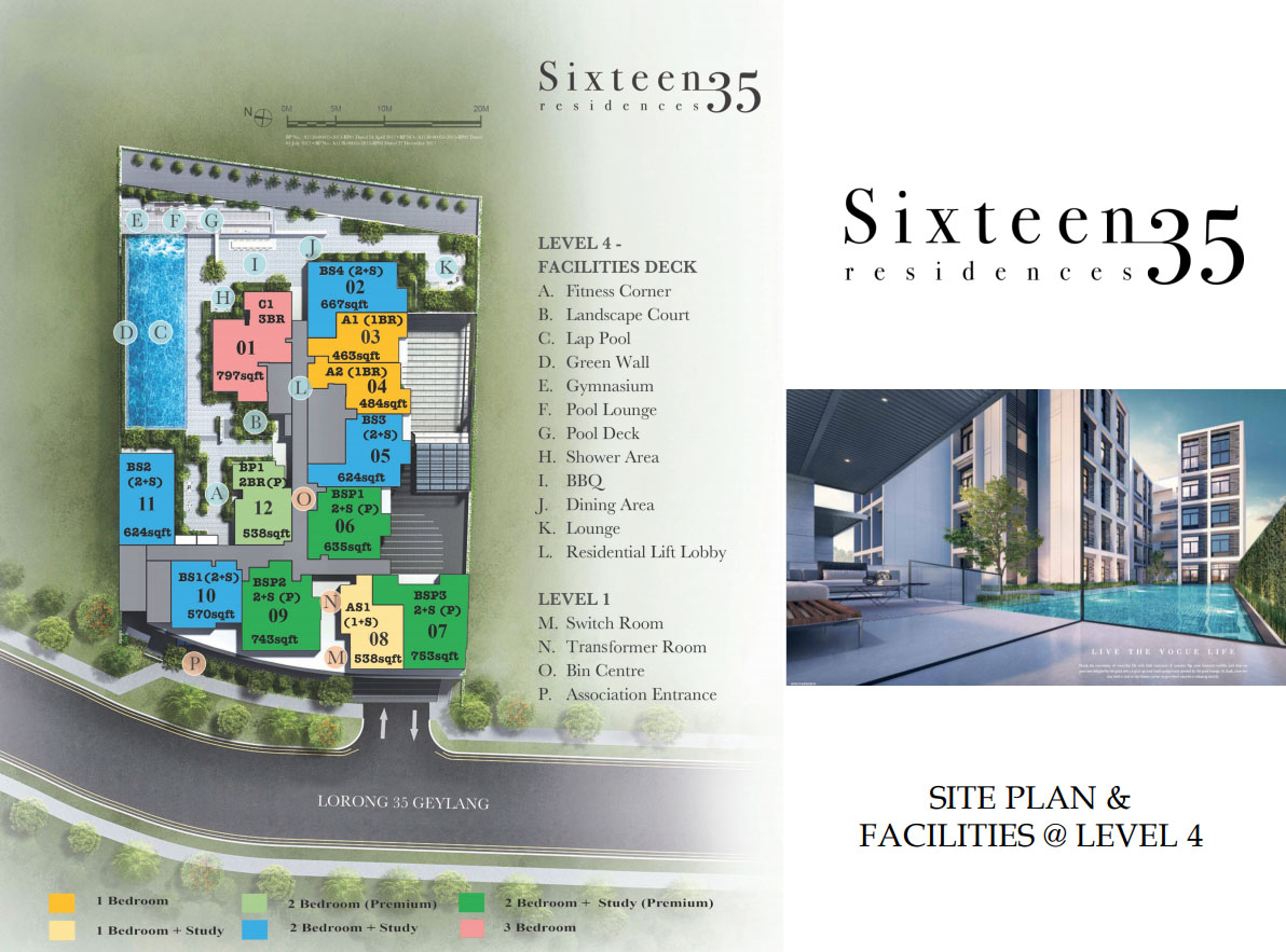Sixteen35 Residences Site Plan