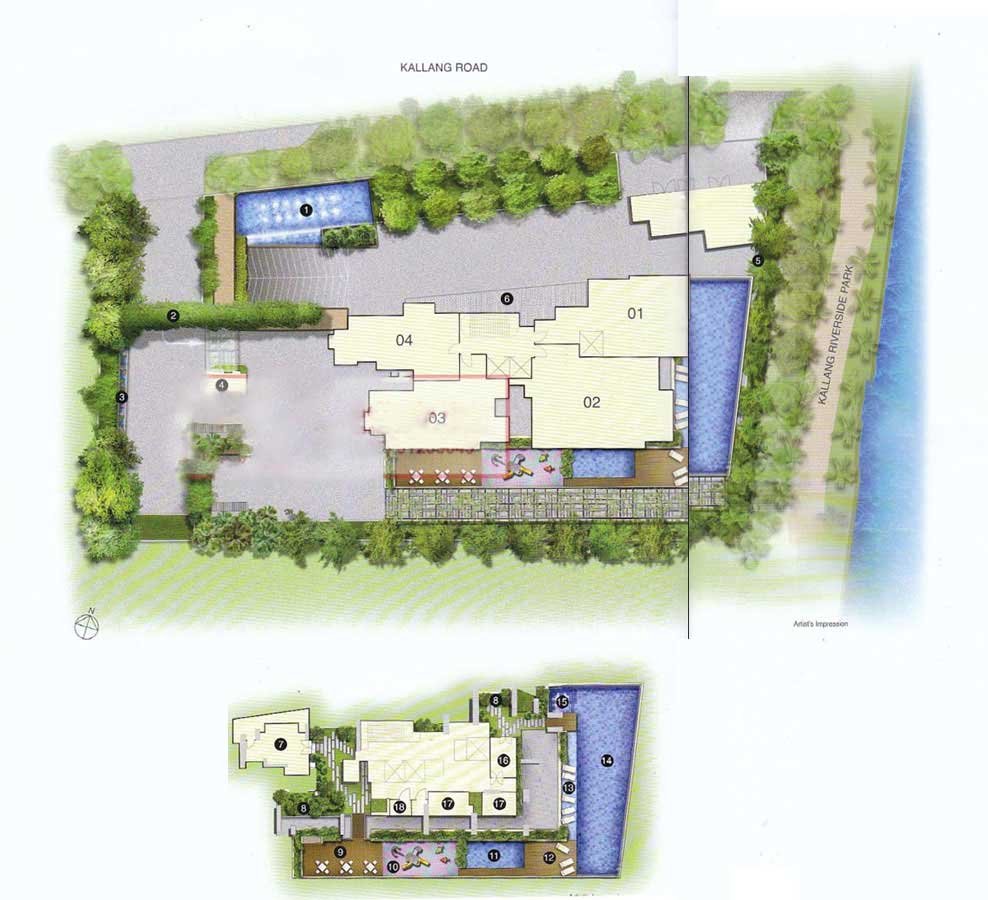 The Riverine by the Park Site Plan