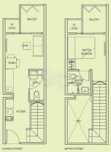 1 Loft Floorplans And Units Mix, 2 Story House Plans With Loft