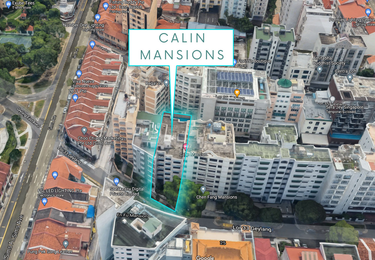 Calin Mansions Location Map