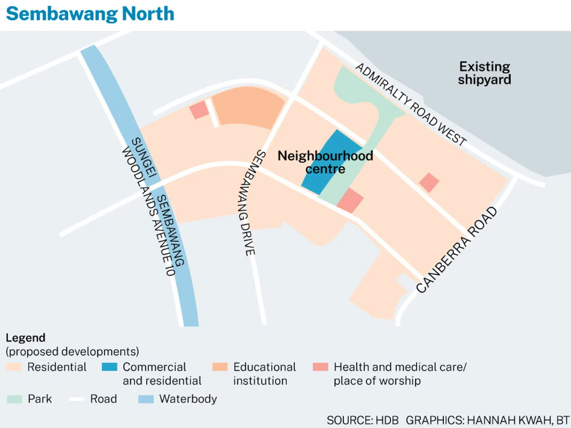 Some 14,000 New Homes Planned in Sembawang and Woodlands