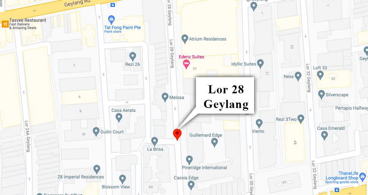 List of Geylang Condo located at Lorong 28 Geylang