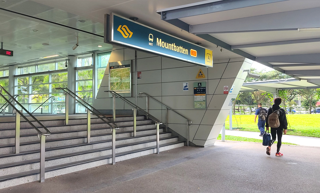 Mountbatten MRT Station - just a 3-minute drive from Geylang properties for sales: Dakota One